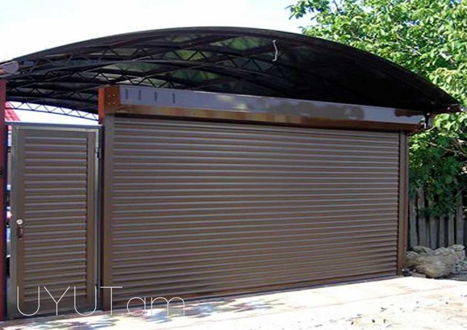 Պաշտպանիչ շերտավոր դարպասների պատվերներ (Protective Jalousie) դարպասներ, ժալյուզներ, жалюзи ворота