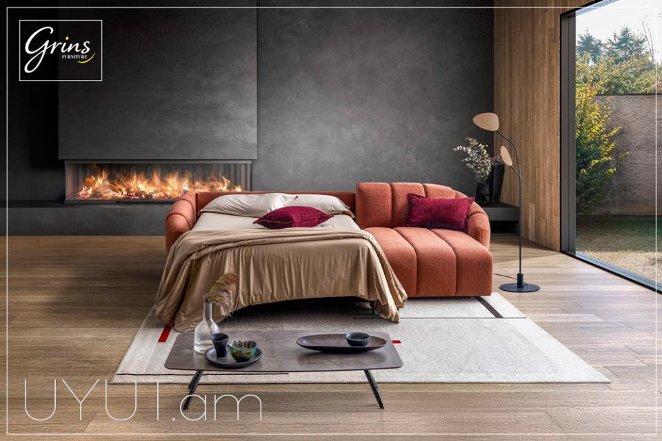 Անկյունային բազմոց - Livano|Grins Furniture