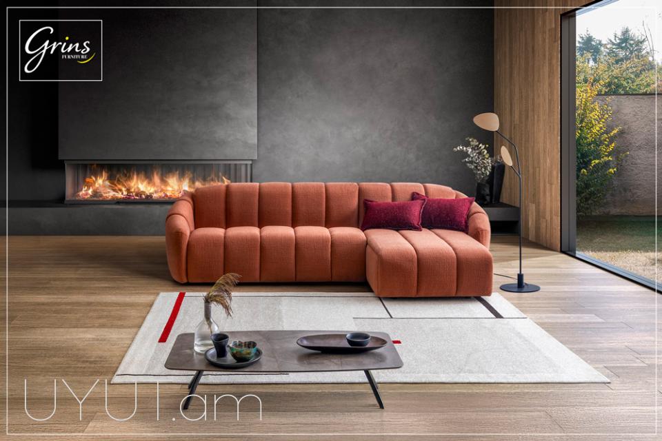 Անկյունային բազմոց - Livano|Grins Furniture