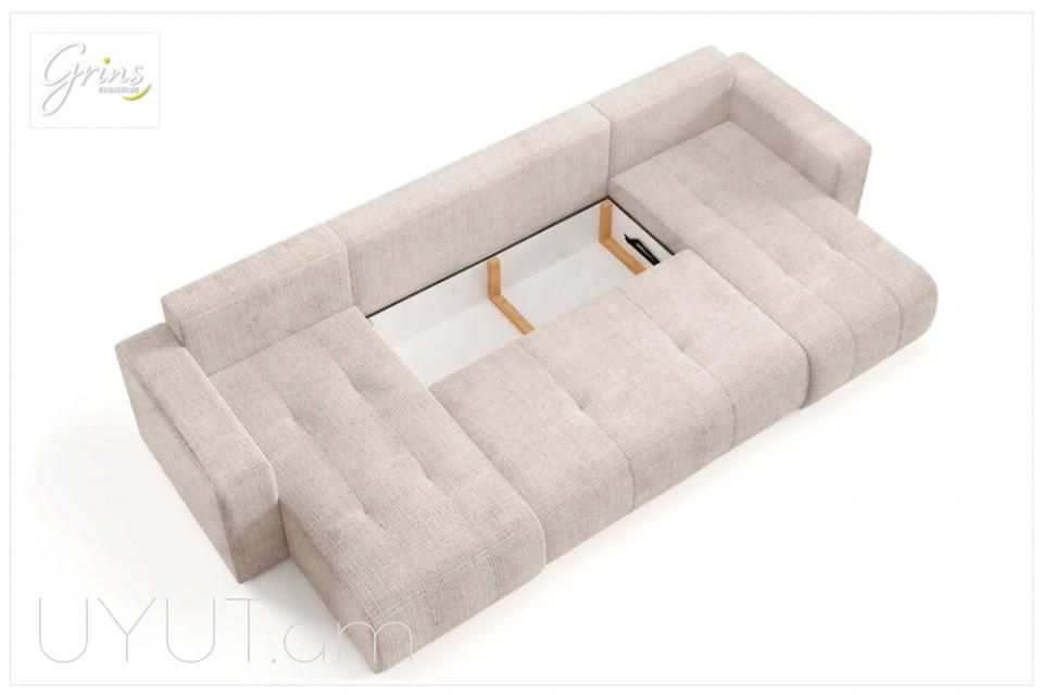 Անկյունային բազմոց - Deco |Grins Furniture
