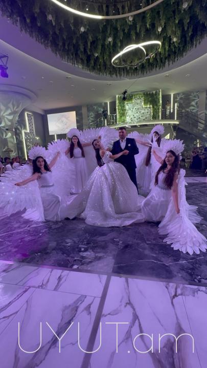 Հարսանեկան շոու, հարսանեկան պար, բակում պարողներ, հրեշտակների պար, harsanekan par