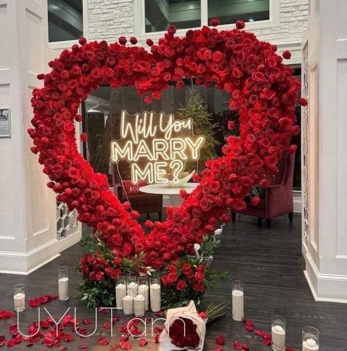 Marry me ձևավորումներ, marry me անակնկալ ծառայություն, marry me դիզայն + հրավառություն.